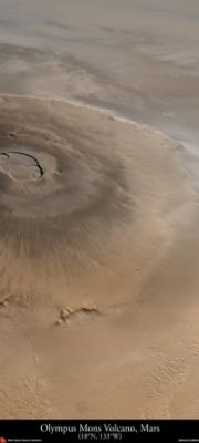 Olympus Mons (Natural Colors; NASA/JPL/MSSS)
nessun commento
Parole chiave: Mars from orbit - Volcanoes - Olympus Mons