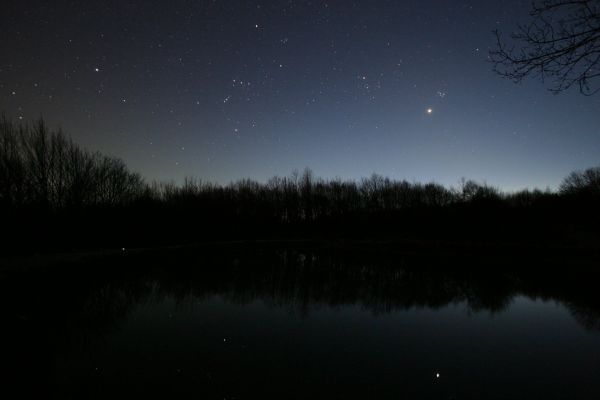 M 45 and Venus
"...L'Opium agrandit ce qui n'a pas de bornes,
Allonge l'Illimité,
Approfondit le Temps, creuse la Volupté,
Et de plaisirs noirs et mornes
Remplit l'ame au-delà de sa capacité..."

Charles Baudelaire (1821 - 1867) - "Le Poison" (1857)
Parole chiave: Artistic Pictures