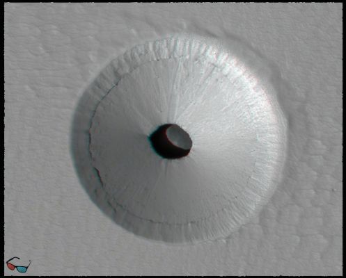 Skylight on the Dusty Slopes of Arsia Mons (High-Def-3D - credits for the additional process.: Elisabetta Bonora - Lunexit Team) 
nessun commento
Parole chiave: Mars from orbit - Volcanic Features - Collapse Pit