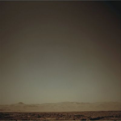 Horizon and Sky at Gale - Sol 59 (Absolute Natural Colors; credits for the additional process. and color.: Dr Paolo C. Fienga/Lunar Explorer Italia/Italian Planetary Foundation) 
Frame taken at 12:15:15 Mars Local Solar Time
Parole chiave: Martian Horizon - Gale Crater - Inner Rim and Sky