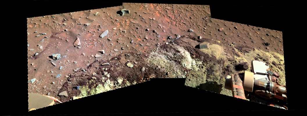 The Soft and Colourful Sands near Spirit Winter-Haven - Sol 2179 (Image-Mosaic - Enhanced Natural Colors; credits for the additional process. and color.: Dr Marco Faccin - Lunexit Team)
nessun commento
Parole chiave: Mars Panorama - Gusev Crater - Spirit's Winter Haven
